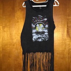 Women’s fringe top